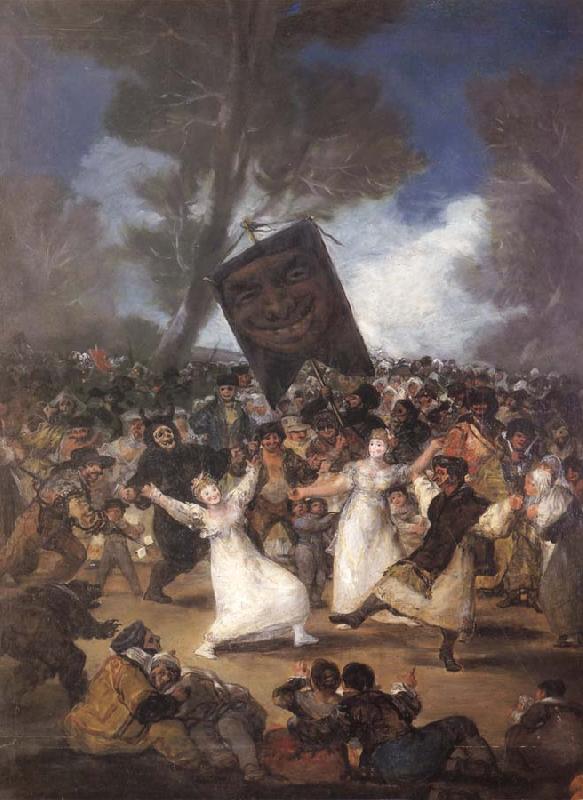 Francisco Goya Burial of the Sardine oil painting image
